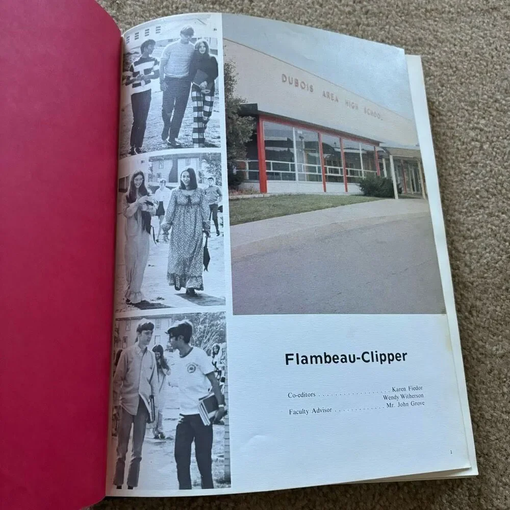 DuBois Area High School Flambeau-Clipper 1971 Yearbook DuBois PA